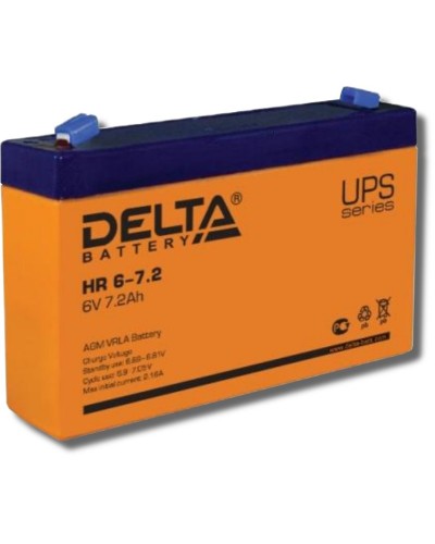 Delta HR 6-7.2. Аккумулятор герметичный свинцово-кислотный. Delta в Электростали