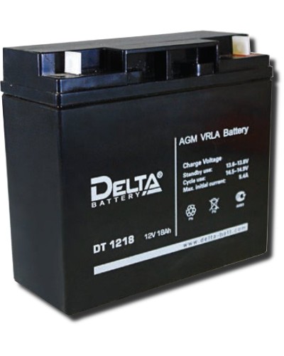 Delta DT 1218. Аккумулятор герметичный свинцово-кислотный. Delta в Электростали