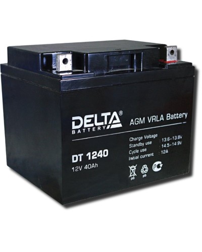 Delta DT 1240. Аккумулятор герметичный свинцово-кислотный. Delta в Электростали