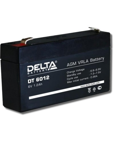 Delta DT 6012. Аккумулятор герметичный свинцово-кислотный. Delta в Электростали
