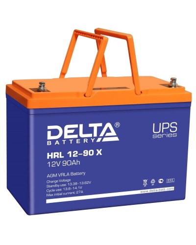 Delta HRL 12-90 X. Аккумулятор герметичный свинцово-кислотный. Delta в Электростали