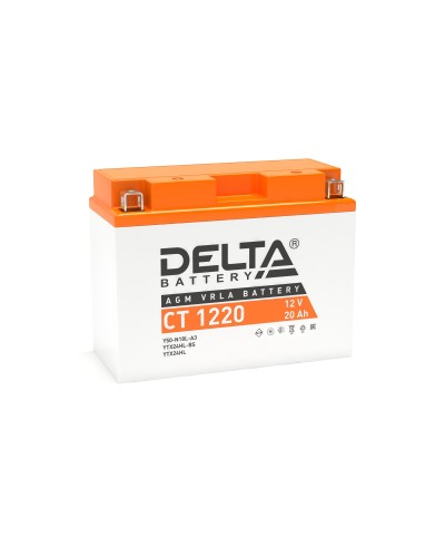 Delta CT 1220. Аккумулятор герметичный свинцово-кислотный стартерный. Delta в Электростали