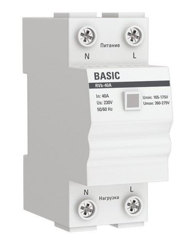 RVb-40A Basic (rvb-40a). Реле напряжения. EKF в Электростали