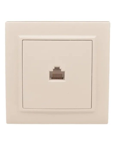 Минск Розетка RJ-45 1-мест. СП (ERK01-035-20). Розетка RJ-45 1-мест. СП. EKF в Электростали