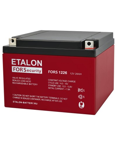 ETALON FORS 1226. Аккумулятор герметичный свинцово-кислотный. ETALON в Электростали
