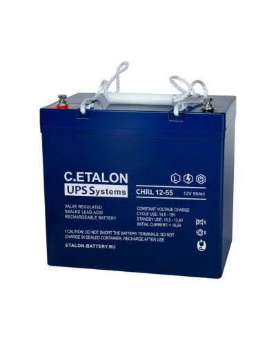 C.ETALON CHRL 12-55. Аккумулятор герметичный свинцово-кислотный. ETALON в Электростали