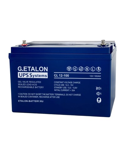 G.ETALON GL 12-100. Аккумулятор герметичный свинцово-кислотный. ETALON в Электростали