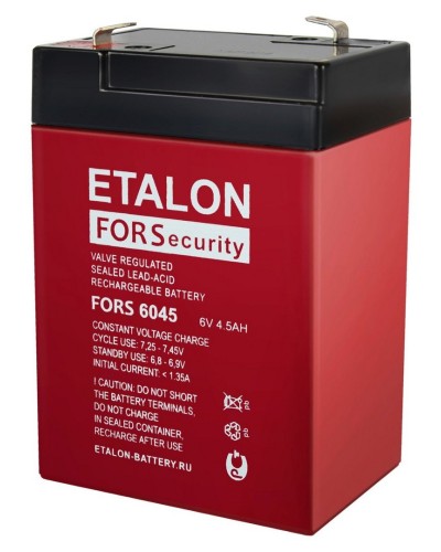 ETALON FORS 6045. Аккумулятор герметичный свинцово-кислотный. ETALON в Электростали