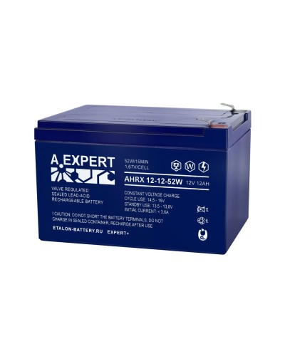 A.EXPERT AHRX 12-12-52W. Аккумулятор герметичный свинцово-кислотный. EXPERT в Электростали