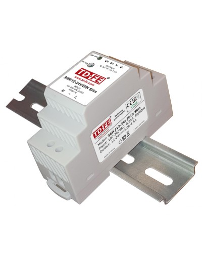 36W/12-24V/DIN Slim. Источник вторичного электропитания. FARADAY в Электростали