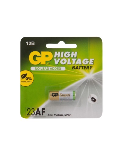 GP 23AF (GP 23AFRA-2F1), БЛИСТЕР. Высоковольтная батарейка 12В. GP Batteries в Электростали