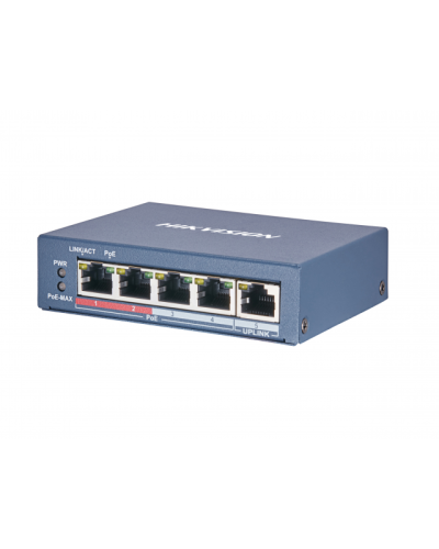 DS-3E0105P-E(B). Коммутатор с питанием POE. Hikvision в Электростали