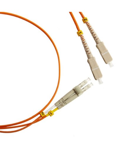 FC-D2-50-LC/PR-SC/PR-H-2M-LSZH-OR. Патч-корд волоконно-оптический LC-SC. Hyperline в Электростали