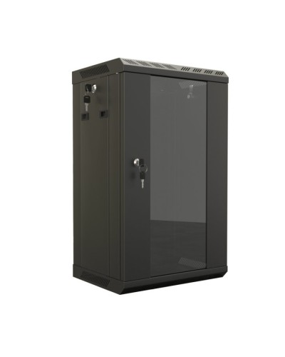 TDB-9U-GP-RAL9004. Шкаф телекоммуникационный 10 настенный, 9U. Hyperline в Электростали