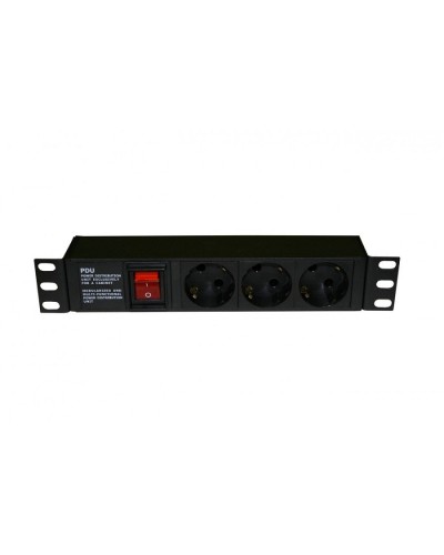 SHE10-3SH-S-IEC. Блок розеток 10. Hyperline в Электростали