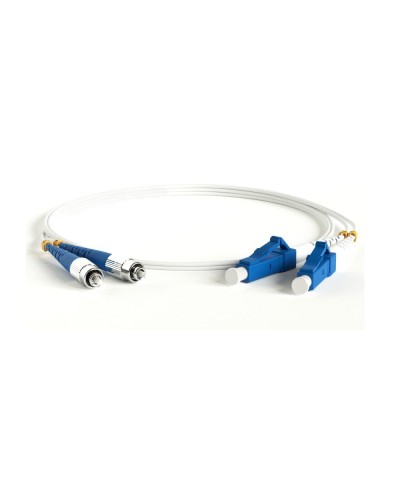 FC-D2-9A1-FC/UR-LC/UR-H-1M-LSZH-WH. Патч-корд волоконно-оптический FC-LC. Hyperline в Электростали