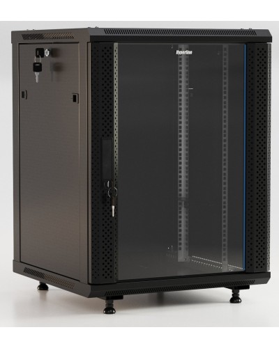 TWB-FC-1545-GP-RAL9004. Шкаф телекоммуникационный 19 настенный 15U. Hyperline в Электростали