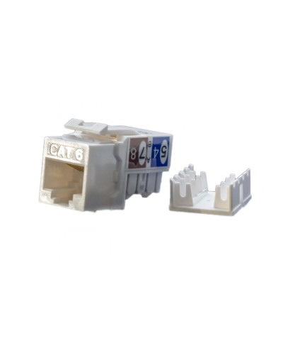 KJ9-8P8C-C6-90-WH. Вставка Keystone Jack RJ-45. Hyperline в Электростали