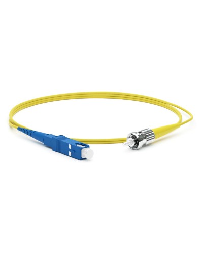 FC-S2-9-SC/UR-ST/UR-H-1M-LSZH-YL. Патч-корд волоконно-оптический одномодовый. Hyperline в Электростали