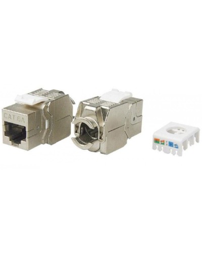 KJ8-8P8C-C6A-180-TLS-SH-F-WH. Вставка Keystone Jack RJ-45. Hyperline в Электростали