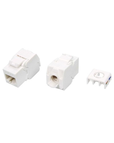 KJ8-8P8C-C6-180-TLS-WH. Вставка Keystone Jack RJ-45. Hyperline в Электростали
