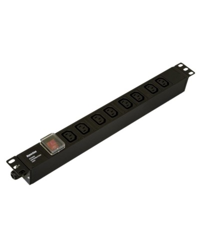 SHE19-8IEC-S-CB. Блок розеток 19. Hyperline в Электростали