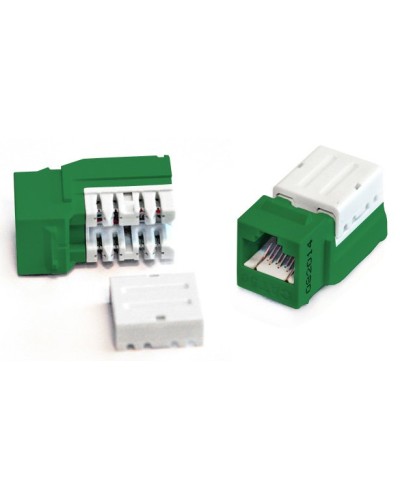 KJNE-8P8C-C5e-90-GN. Вставка Keystone Jack RJ-45. Hyperline в Электростали