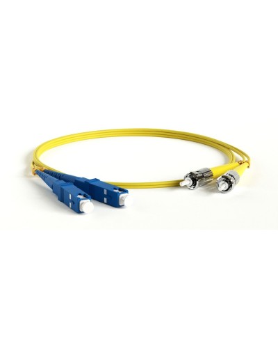 FC-D2-9-SC/UR-ST/UR-H-1M-LSZH-YL. Патч-корд волоконно-оптический ST-SC. Hyperline в Электростали