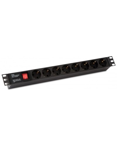 SHE19-8SH-S-IEC. Блок розеток 19. Hyperline в Электростали