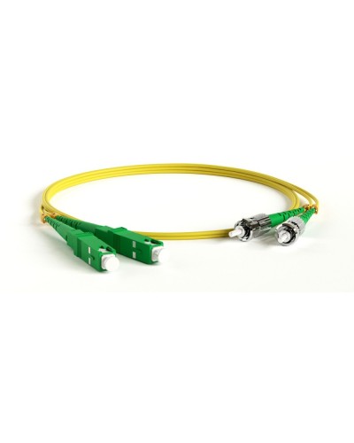 FC-D2-9-SC/AR-ST/AR-H-1M-LSZH-YL. Патч-корд волоконно-оптический ST-SC. Hyperline в Электростали