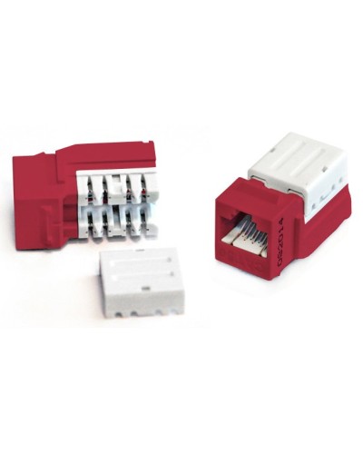 KJNE-8P8C-C5e-90-RD. Вставка Keystone Jack RJ-45. Hyperline в Электростали