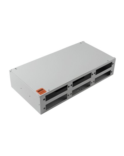 FO-19R-2U-6xSLT-W140H42-48UN-GY. Кросс оптический 19. Hyperline в Электростали