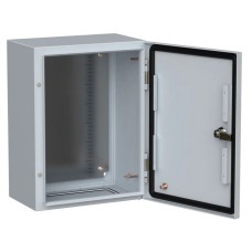 ЩМП-40.30.20 УХЛ1 IP66 400x300x200 TITAN 5 (TI5-10-N-040-030-020-66). Шкаф металлический с монтажной платой. IEK