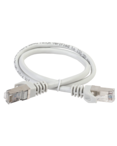 GENERICA Патч-корд кат.5E FTP 1м серый (PC01-C5EF-1M-G). Патч-корд медный. IEK в Электростали