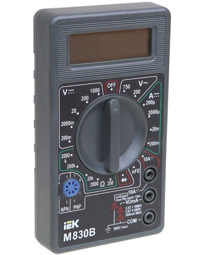 Мультиметр цифровой Universal M830B (TMD-2B-830). Мультиметр цифровой. IEK в Электростали