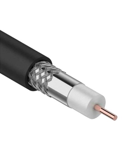 GENERICA RG11 CCS 75Ом FPE PVC черный (CC1-R1F1-119-300-G). Кабель коаксиальный омедненный. IEK в Электростали