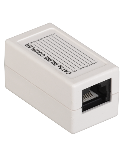 CS70-1C5EU. Проходной адаптер категория 5Е UTP тип RJ45-RJ45, белый. ITK в Электростали