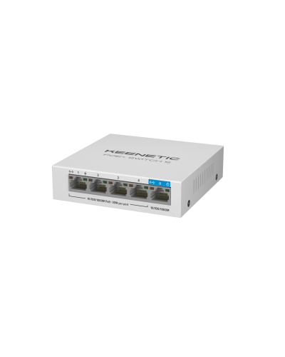 Keenetic KN-4610 (L2) 5х1Гбит/с 4PoE+ 60W. Коммутатор с PoE. KEENETIC в Электростали