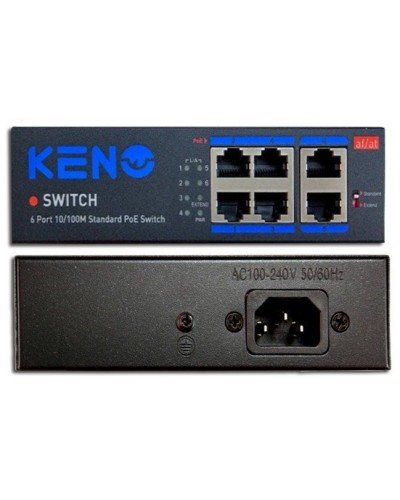 KN-SW402POE+. Коммутатор с питанием по PoE. KENO в Электростали