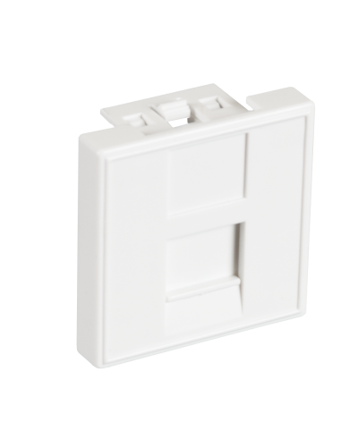 EC-IMF-1-WT-10 (10шт). Вставка 45x45 (Mosaic) для 1 модуля Keystone Jack. NETLAN в Электростали