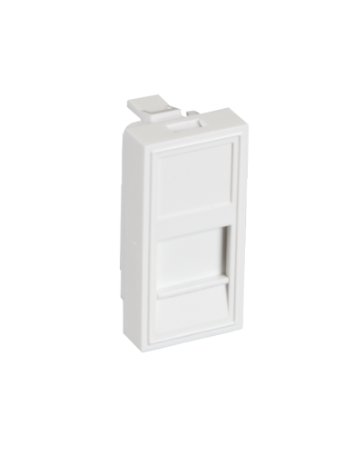 EC-IMH-1-WT-10 (10шт). Вставка 45x45 (Mosaic) для 1 модуля Keystone Jack. NETLAN в Электростали