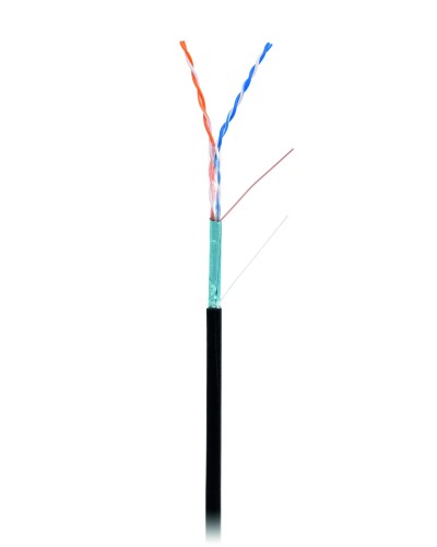 F/UTP 2pair, Cat5, Out, PE (EC-UF002-5-PE-BK). Кабель «витая пара» (LAN) для структурированных систем связи. NETLAN в Электростали