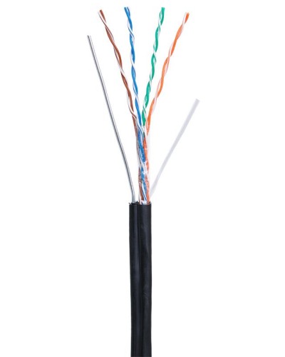U/UTP 4pair, Cat5e, Out, Sw, PE (EC-UU004-5E-PE-SW-BK). Кабель «витая пара» (LAN) для структурированных систем связи. NETLAN в Электростали