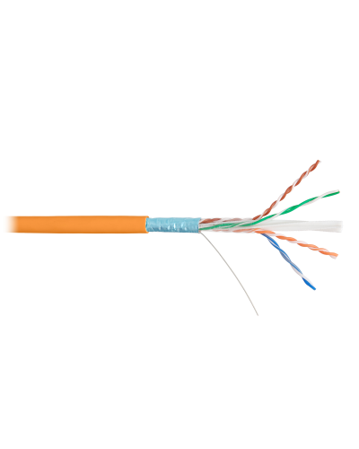 F/UTP 4pair, Cat6, Solid, In, PVC (NKL 9240C-OR). Кабель «витая пара» (LAN) для структурированных систем связи. NIKOLAN в Электростали