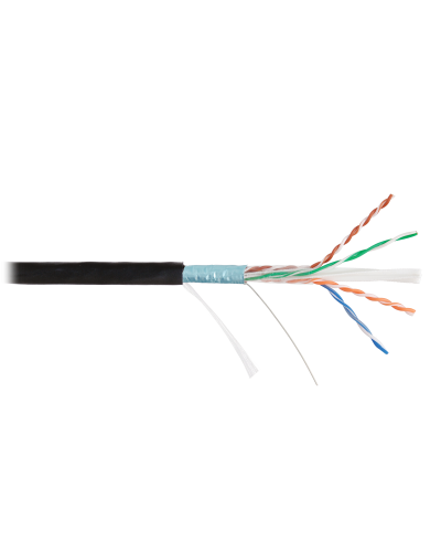 F/UTP 4pair, Cat6, Solid, In/Out, нг(А)-HF (NMC 4240C-BK). Кабель «витая пара» (LAN) для структурированных систем связи. NIKOMAX в Электростали