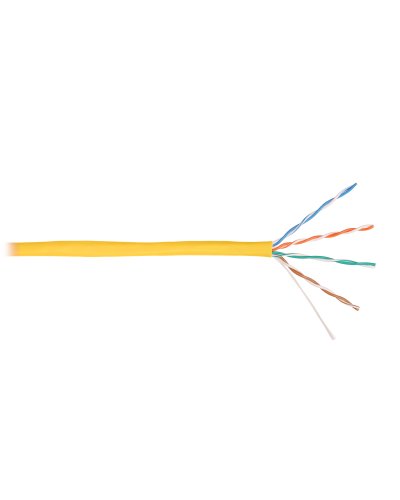 U/UTP 4pair, Cat5e, Solid, In, нг(А)-HF (NMC 9100C-YL). Кабель «витая пара» (LAN) для структурированных систем связи. NIKOMAX в Электростали