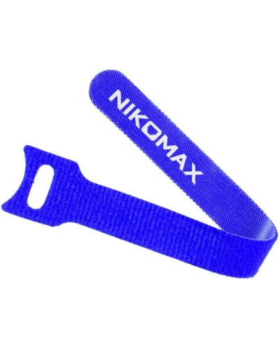 NMC-CTV150-12-SB-BL-10 (10шт). Стяжка-липучка с мягкой пряжкой. NIKOMAX в Электростали