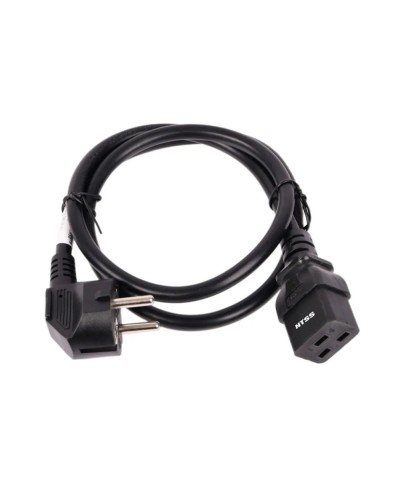 NTSS-PC19772 C19-Schuko проводник.:3х1.5мм2 3м 220/250В 16А черный. Кабель питания. NTSS в Электростали