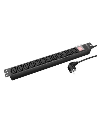 NTSS-PDU-DA2039 гор.размещ. 12xC13 базовые 16A Schuko 2м. Блок розеток 19. NTSS в Электростали