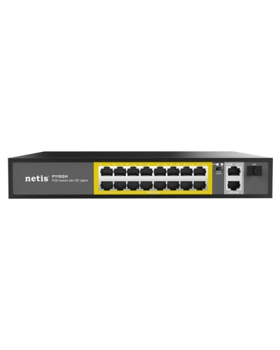 Netis P116GH. Коммутатор сетевой PoE неуправляемый. Netis в Электростали